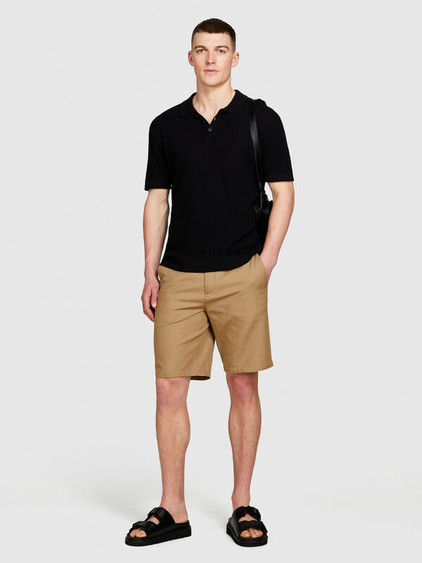 Bermudahose slim comfort fit - shorts für herren | Sisley