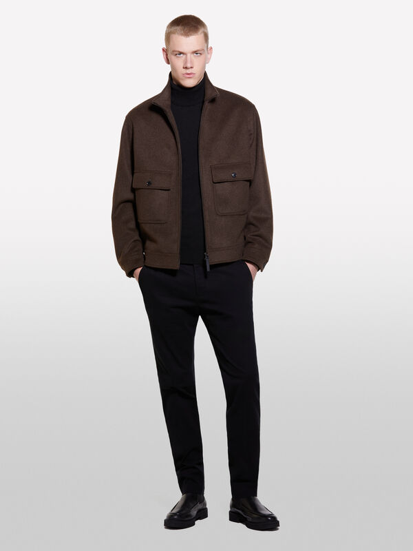 Schwarze Chinohose - chino hosen für herren | Sisley