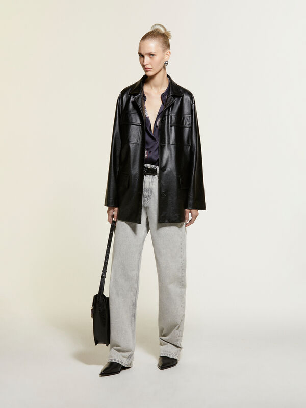 Hemdjacke mit Taschen - jacketts und jacken für damen | Sisley