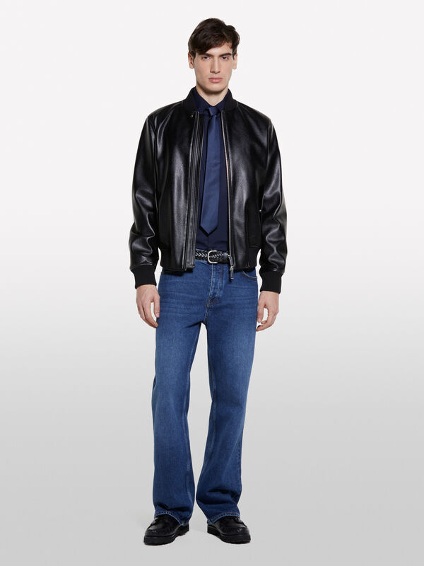 Hemd slim fit in Dunkelblau Hemd slim fit in Dunkelblau - slim fit hemden für herren | Sisley