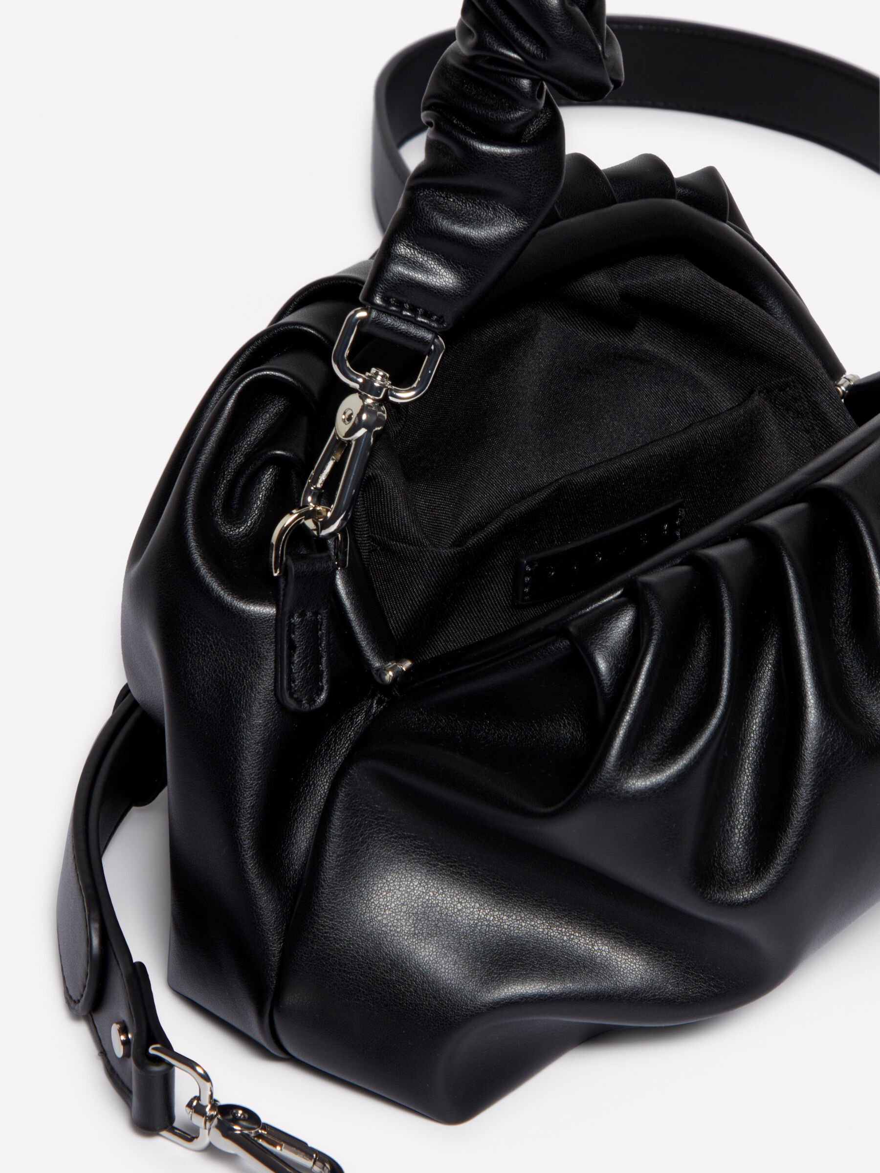 Ruched black bag 2025