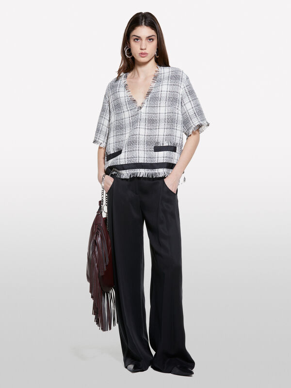 Ausgefranste Bluse - blusen für damen | Sisley