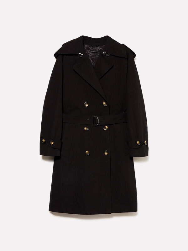 Zweireihiger Midi-Trenchcoat - trenchcoats und regenjacken f&uuml;r damen | Sisley