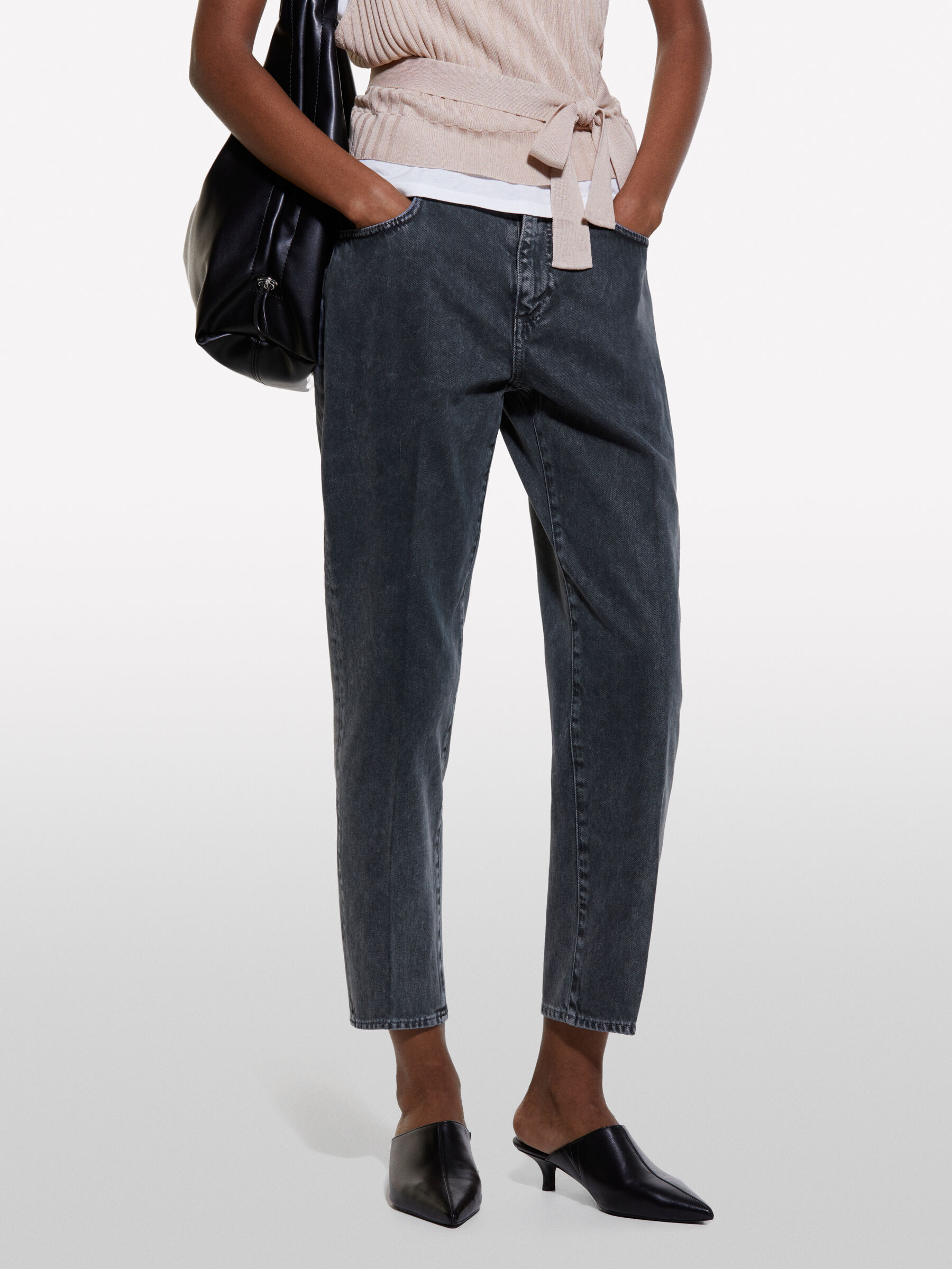 Boyfriend jeans grau damen clearance