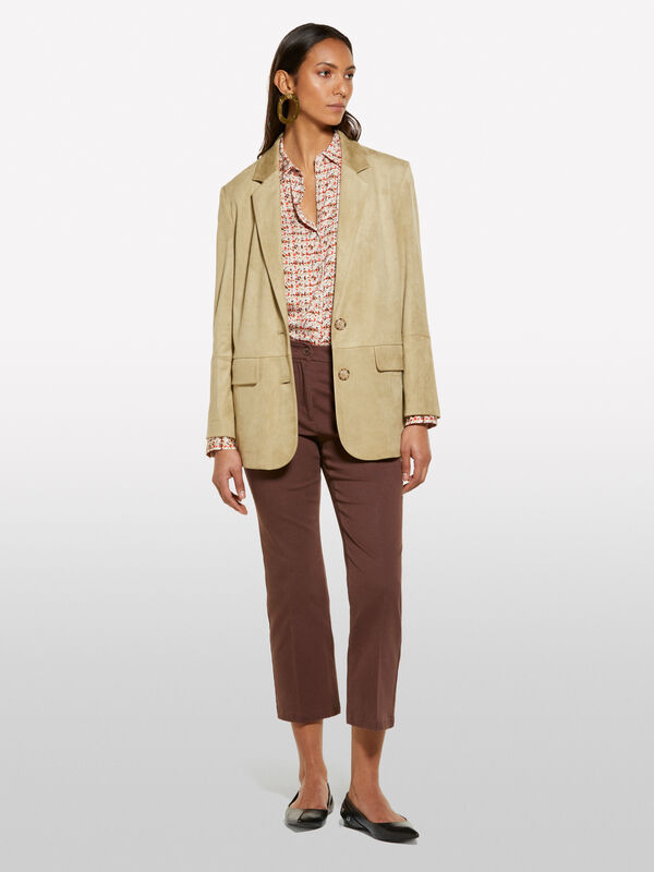 Hose flare fit in Braun - flare hosen für damen | Sisley