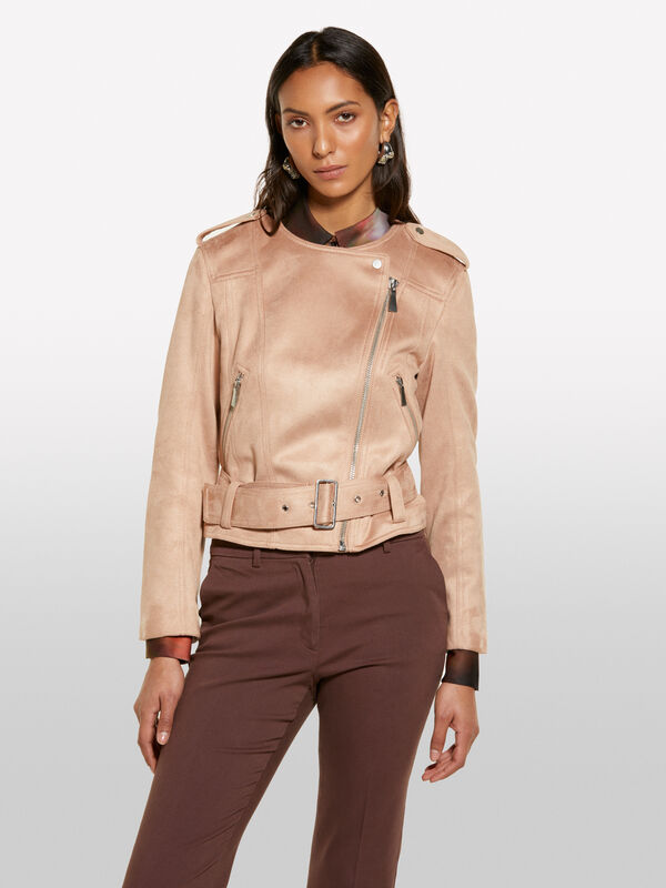 Biker in Rosa boxy fit - jacketts und jacken für damen | Sisley