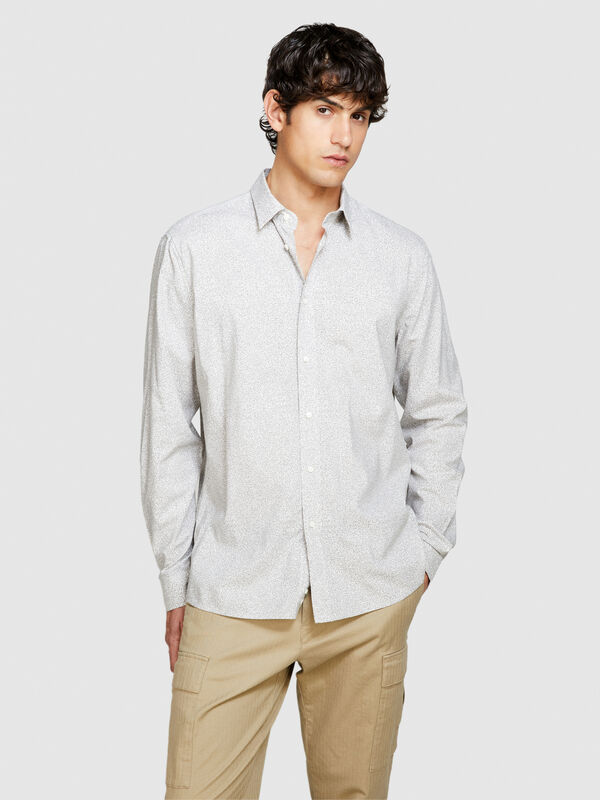 Bedrucktes Hemd regular fit - regular hemden für herren | Sisley