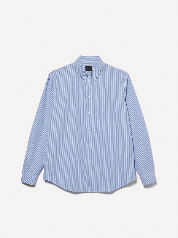 Garngefärbtes Hemd in Blau Garngefärbtes Hemd in Blau - regular hemden für herren | Sisley
