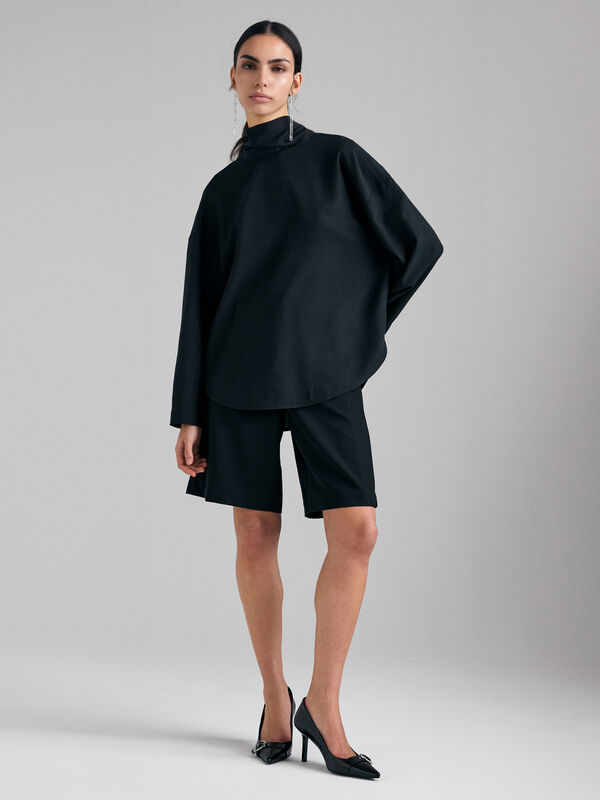 Bluse mit Schal - blusen f&uuml;r damen | Sisley