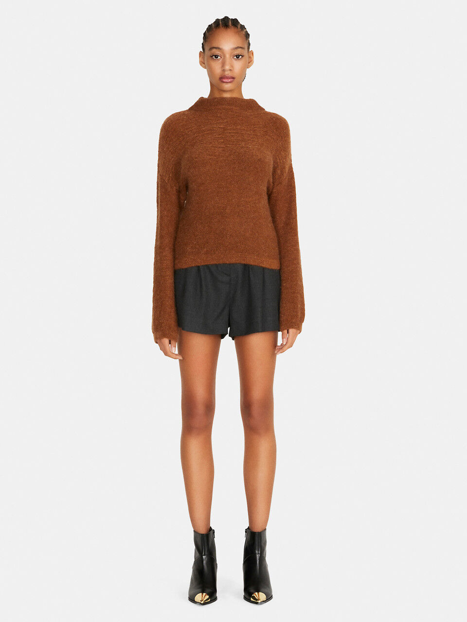 Shorts mit hohem Bund
