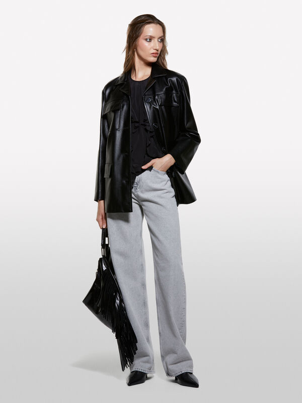 Hemdjacke mit Taschen Hemdjacke mit Taschen - jacketts und jacken für damen | Sisley