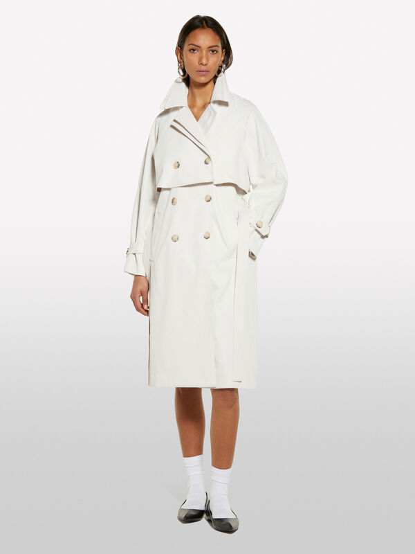 Seidenmatter Trenchcoat Seidenmatter Trenchcoat - trenchcoats und regenjacken für damen | Sisley