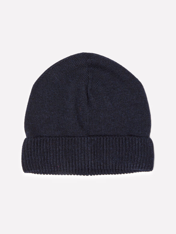 Dunkelblaue Mütze aus Kaschmirmischung - mützen für damen | Sisley