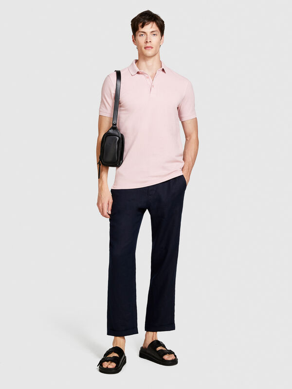 Slim Fit Poloshirt - polo für herren | Sisley