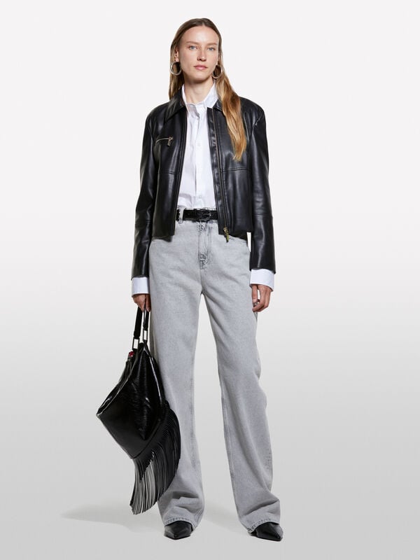 Kurze schwarze Jacke Kurze schwarze Jacke - jacketts und jacken für damen | Sisley