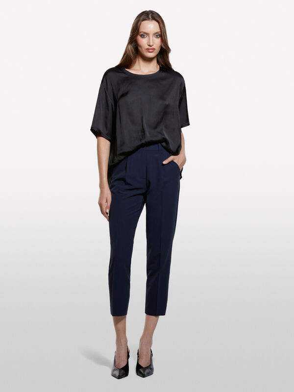 Dunkelblaue Jogginghose - joggers hosen für damen | Sisley