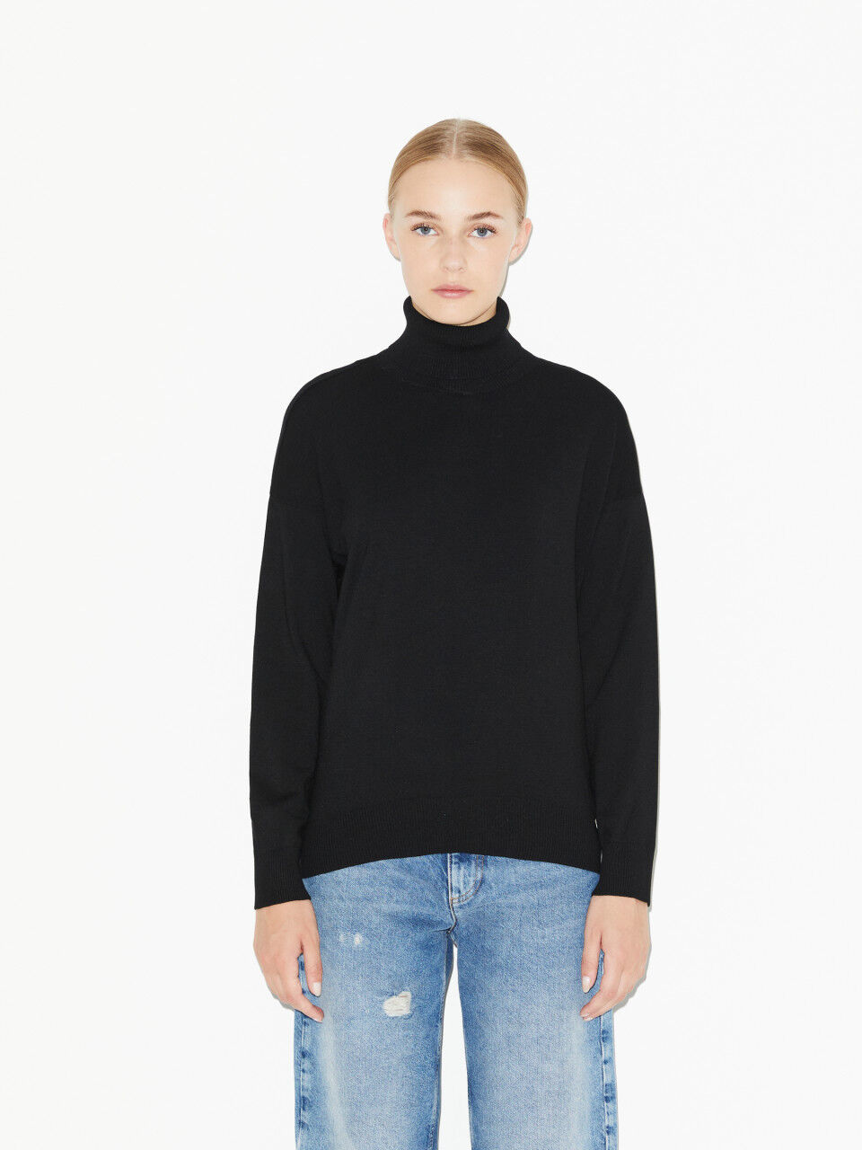 Oversize-Pullover mit Cut-Out