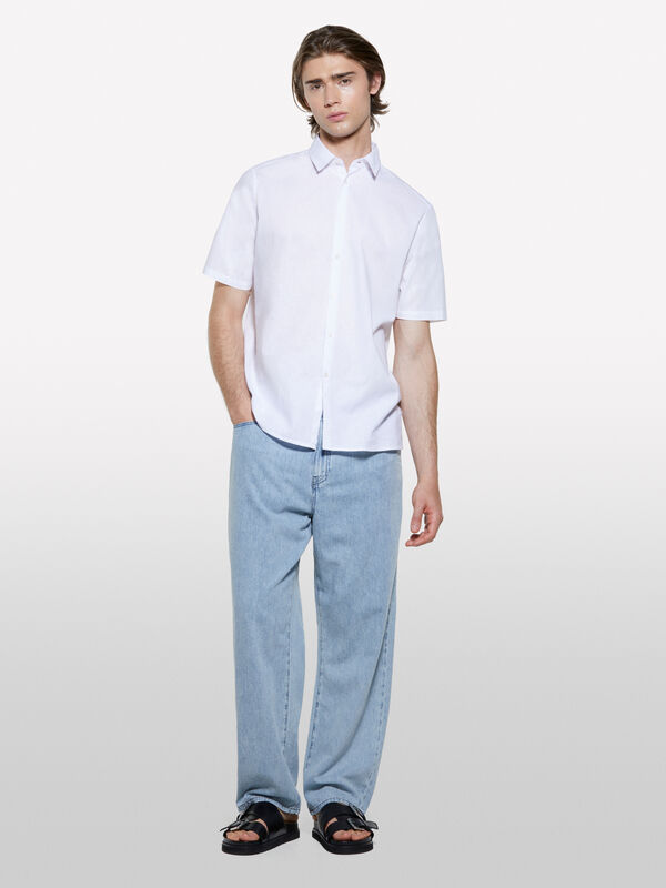Leichte Jeans mit entspannter Passform - weite jeans für herren | Sisley