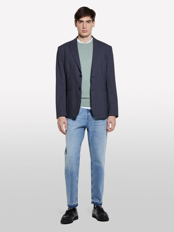 Pulli regular fit in Hellgrün Pulli regular fit in Hellgrün - rundhalspullover für herren | Sisley