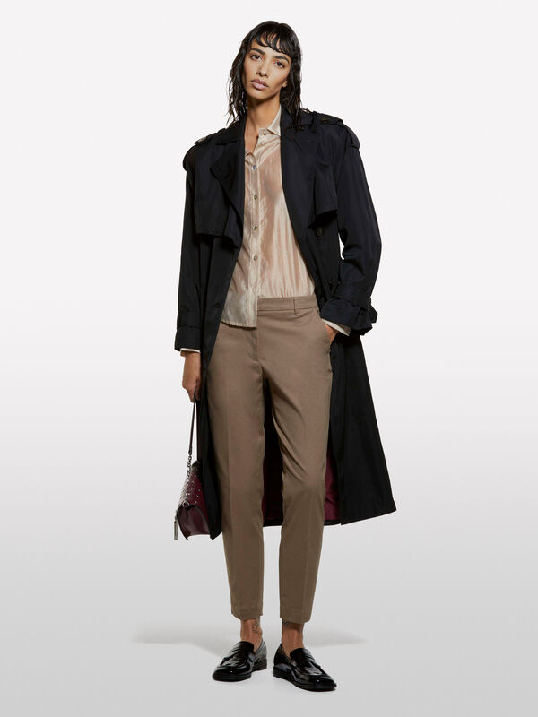 Braune Slim Fit Chinos Braune Slim Fit Chinos - Neue Kollektion Damen | Sisley