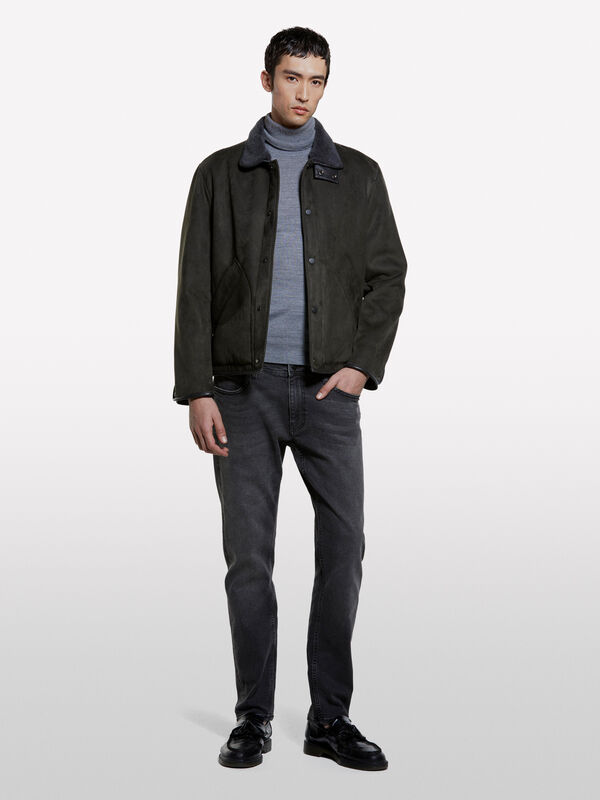 Jacke in Schaffelloptik - jacketts und jacken für herren | Sisley