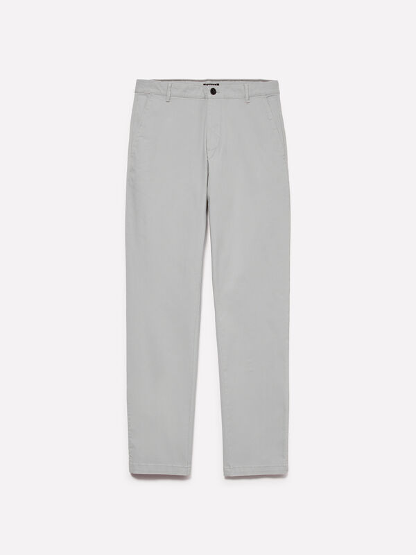 Graue Chinos - chino hosen für herren | Sisley
