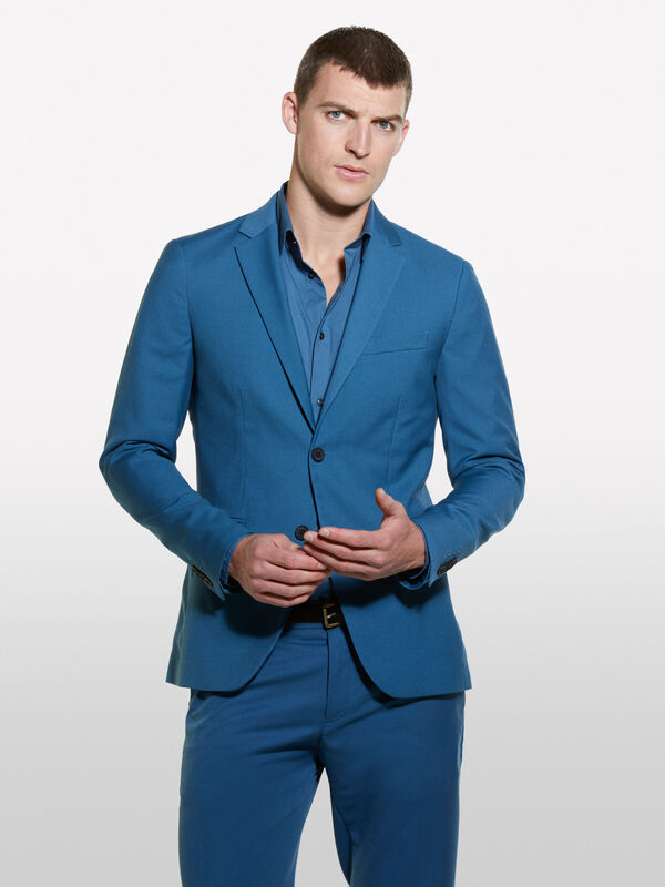 Formeller Blazer Slim fit in Blau - blazer f&uuml;r herren | Sisley