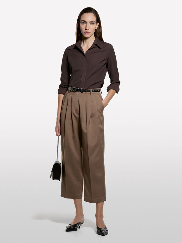 Hemd mit Ziernähten - hemden für damen | Sisley