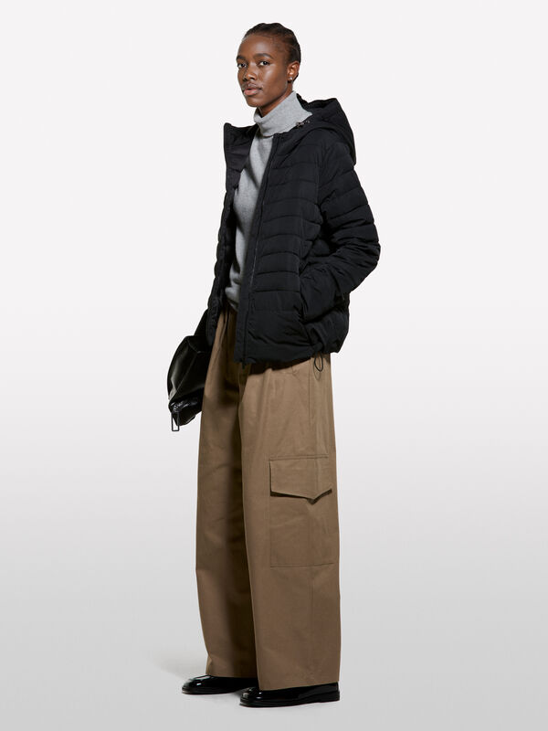 Schwarze Steppjacke - jacketts und jacken für damen | Sisley