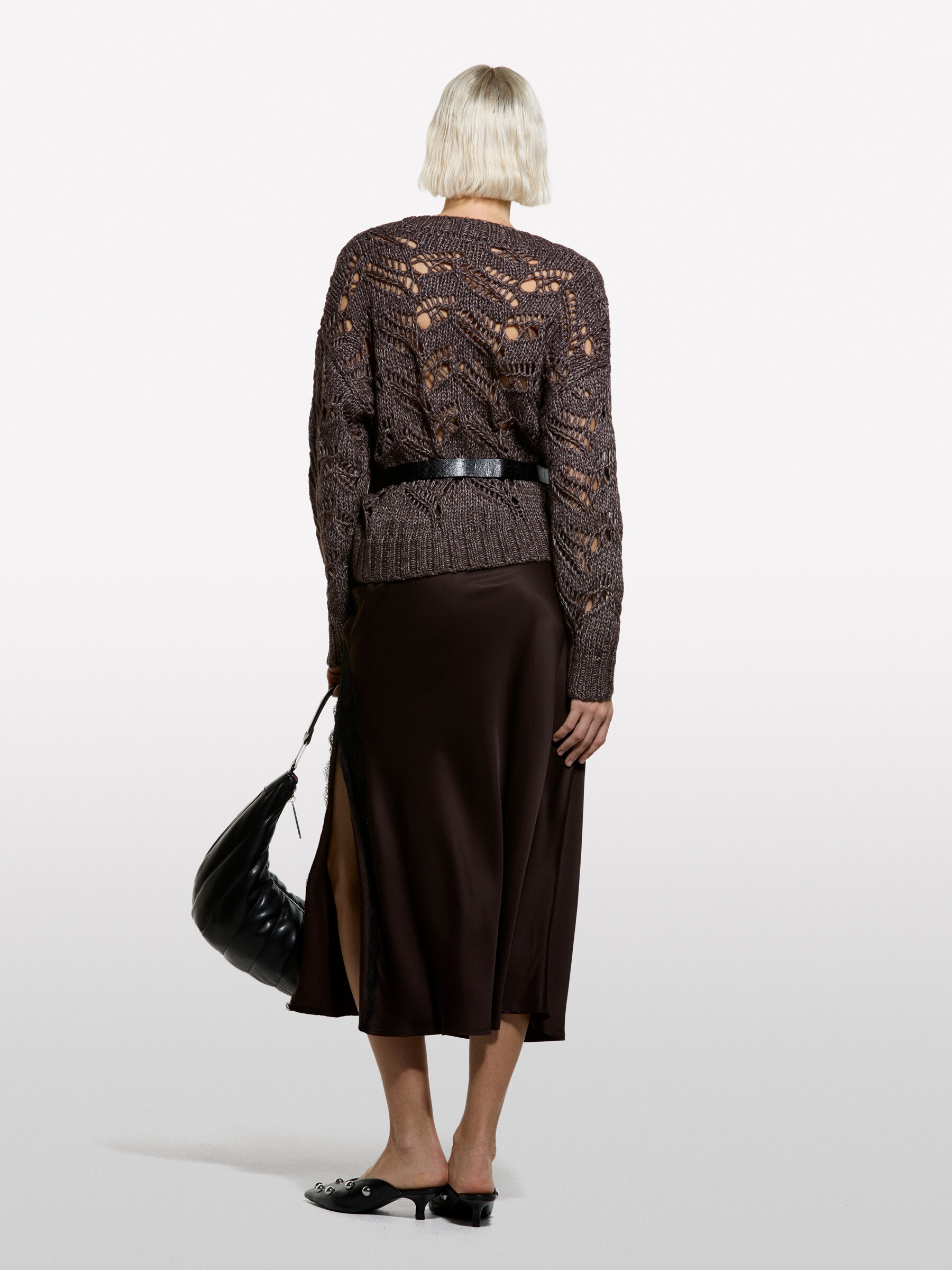 V NECK SWEATER L/S Damen image number null