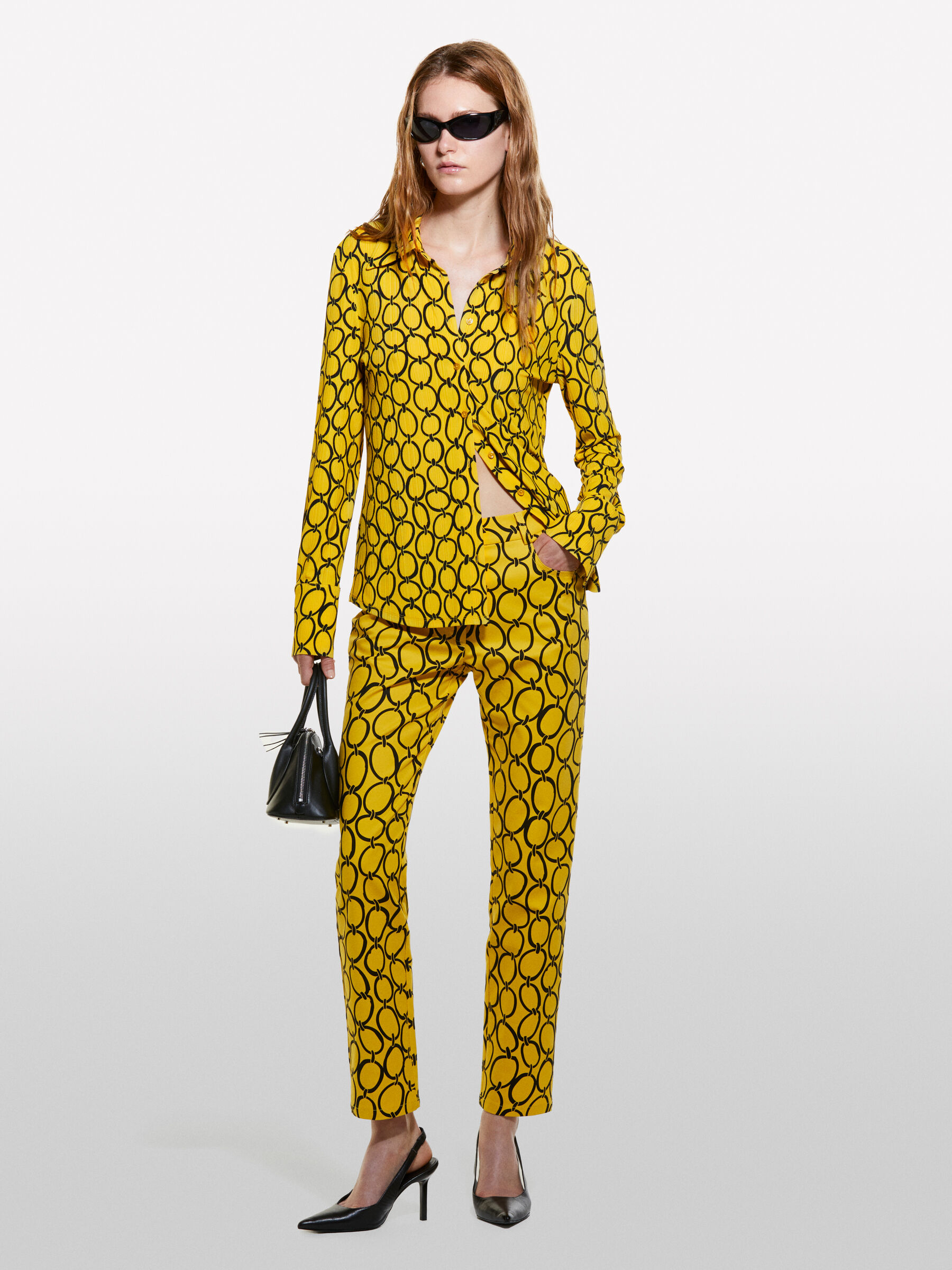 Hose in senfgelb Clearance