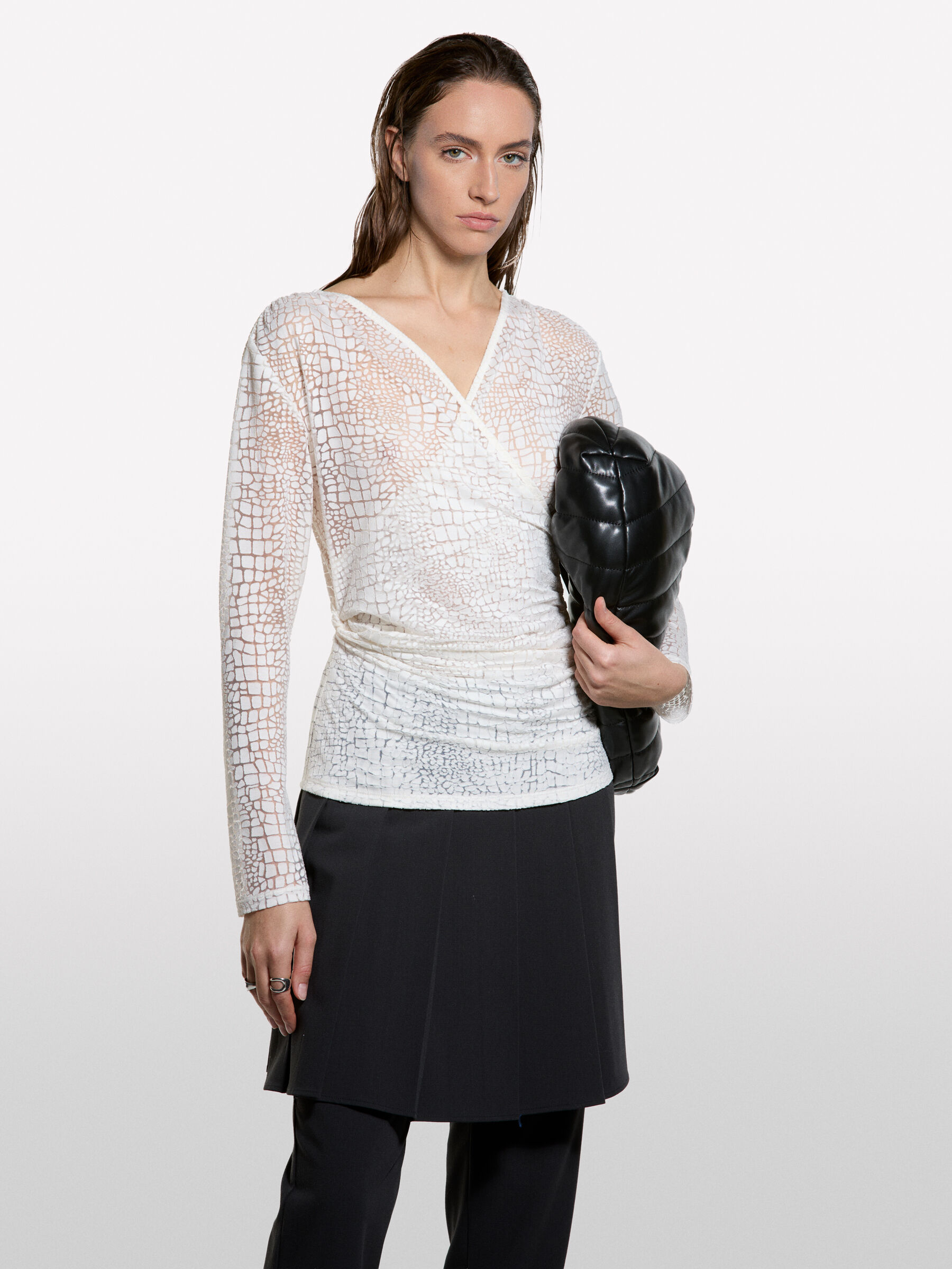 V NECK SWEATER L/S Damen image number null