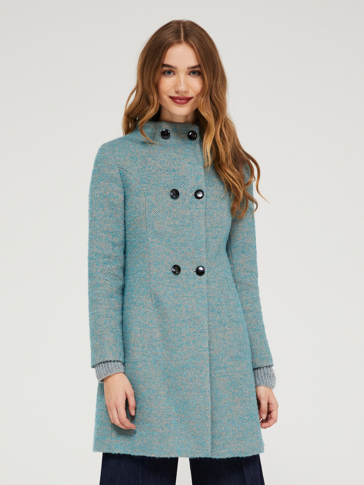 Ausgestellter Mantel Mit Schmuckdetails Noir Morgan - Damen | Place des  Tendances