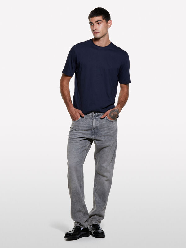Graue Jeans im Regular Fit Style 75 - regular jeans für herren | Sisley