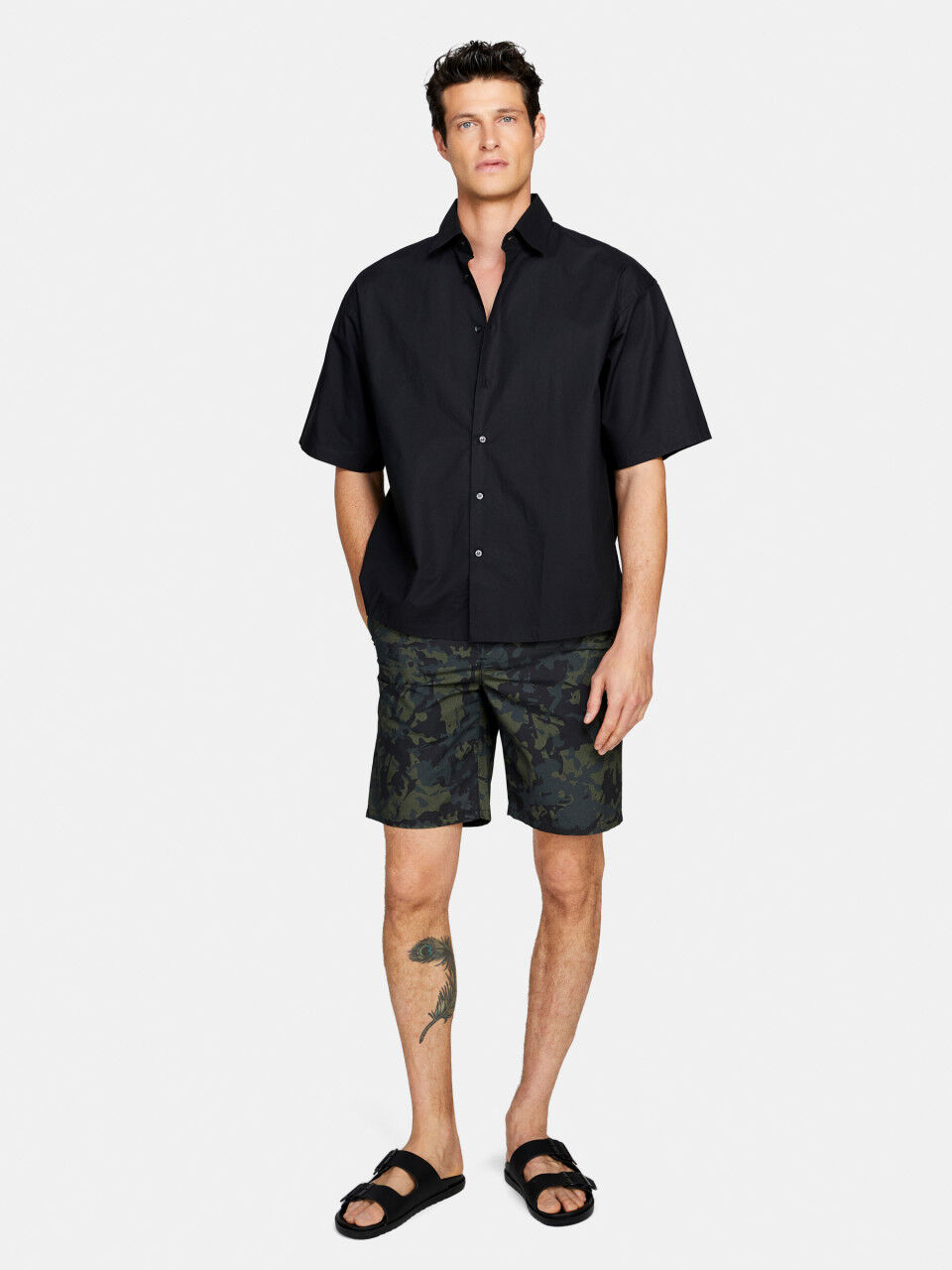 Camouflage-Bermudas