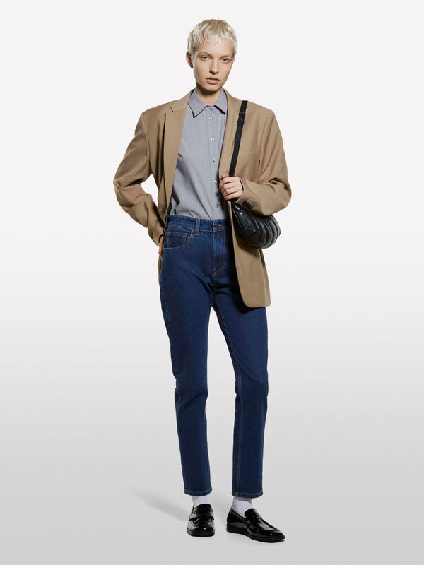 Slim Fit Bluejeans Style 70 - slim fit jeans für damen | Sisley