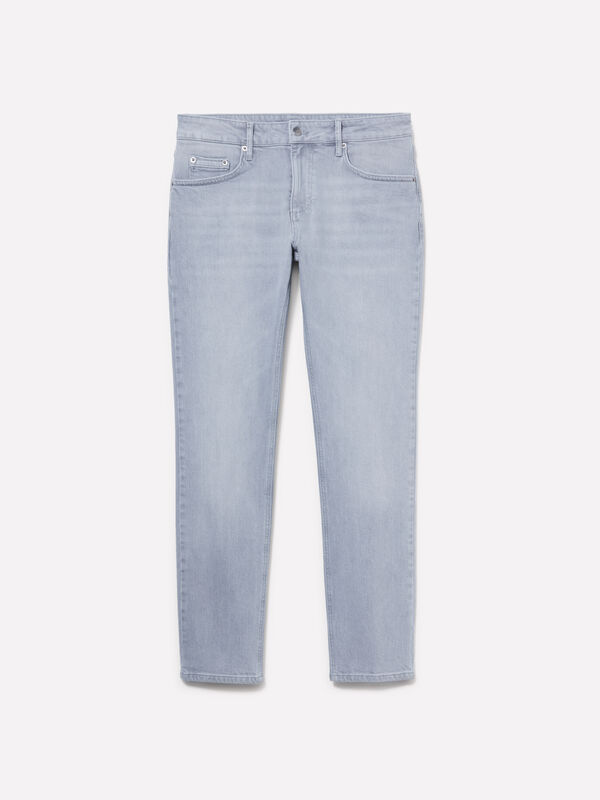 Jeans Boston slim fit hellgraue Waschung - slim fit jeans f&uuml;r herren | Sisley