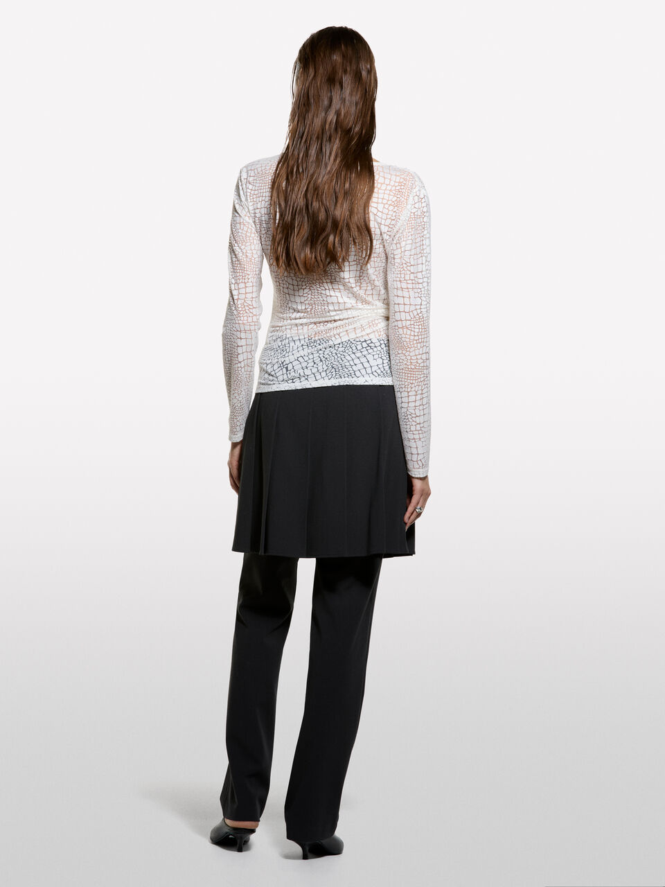 V NECK SWEATER L/S Damen image number null