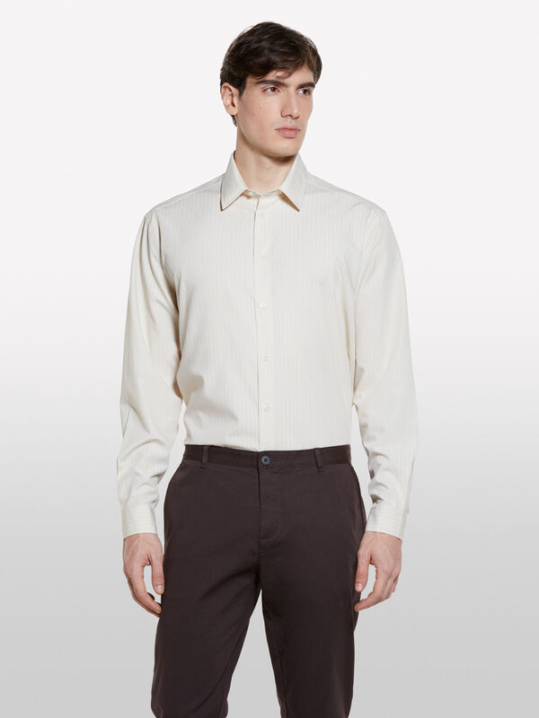 Garngefärbtes Hemd - regular hemden für herren | Sisley