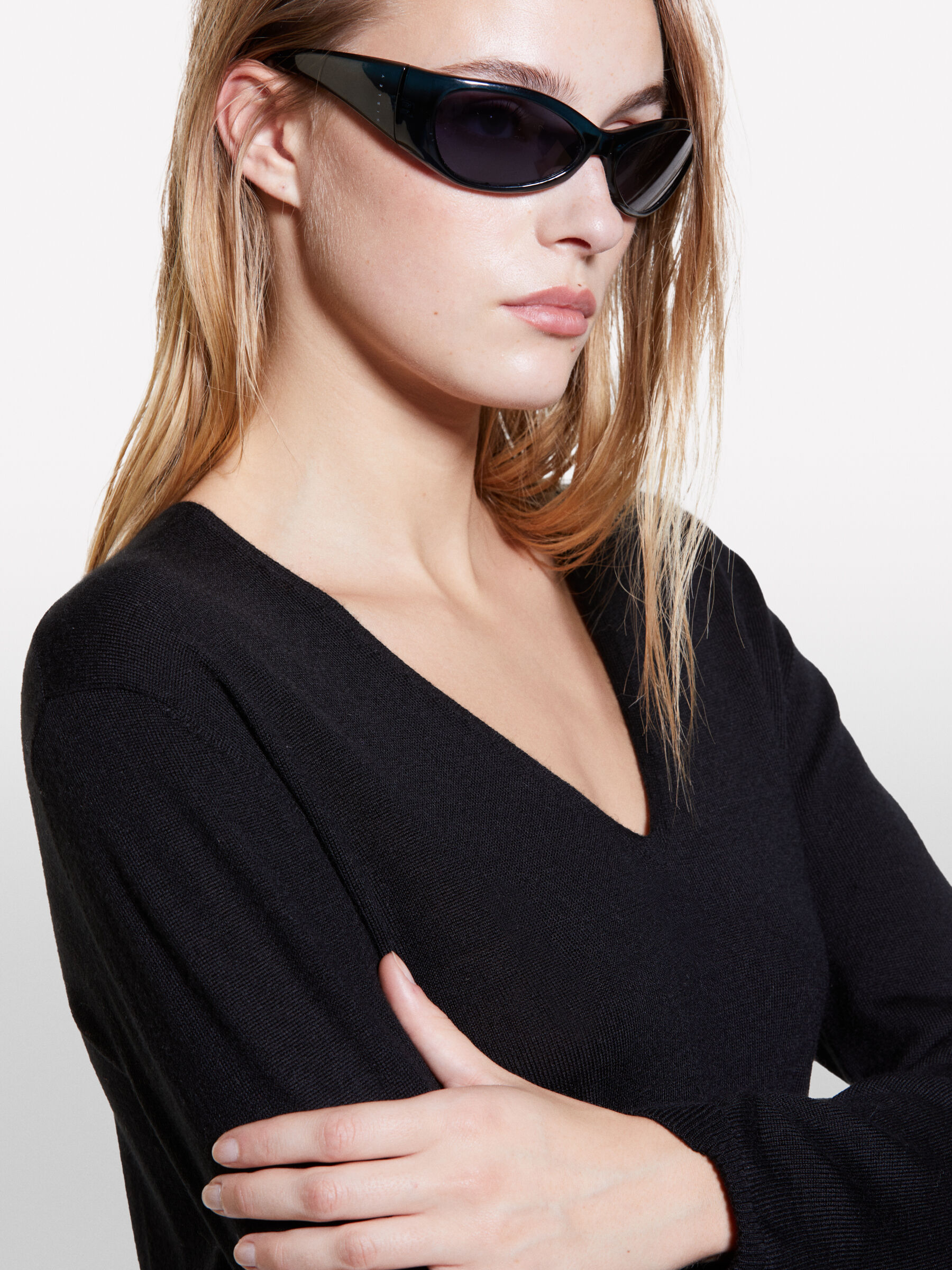 V NECK SWEATER L/S Damen image number null