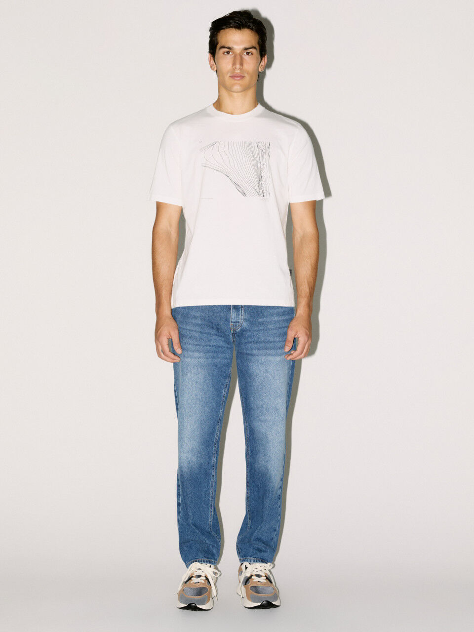 Regular-Fit-T-Shirt mit Print