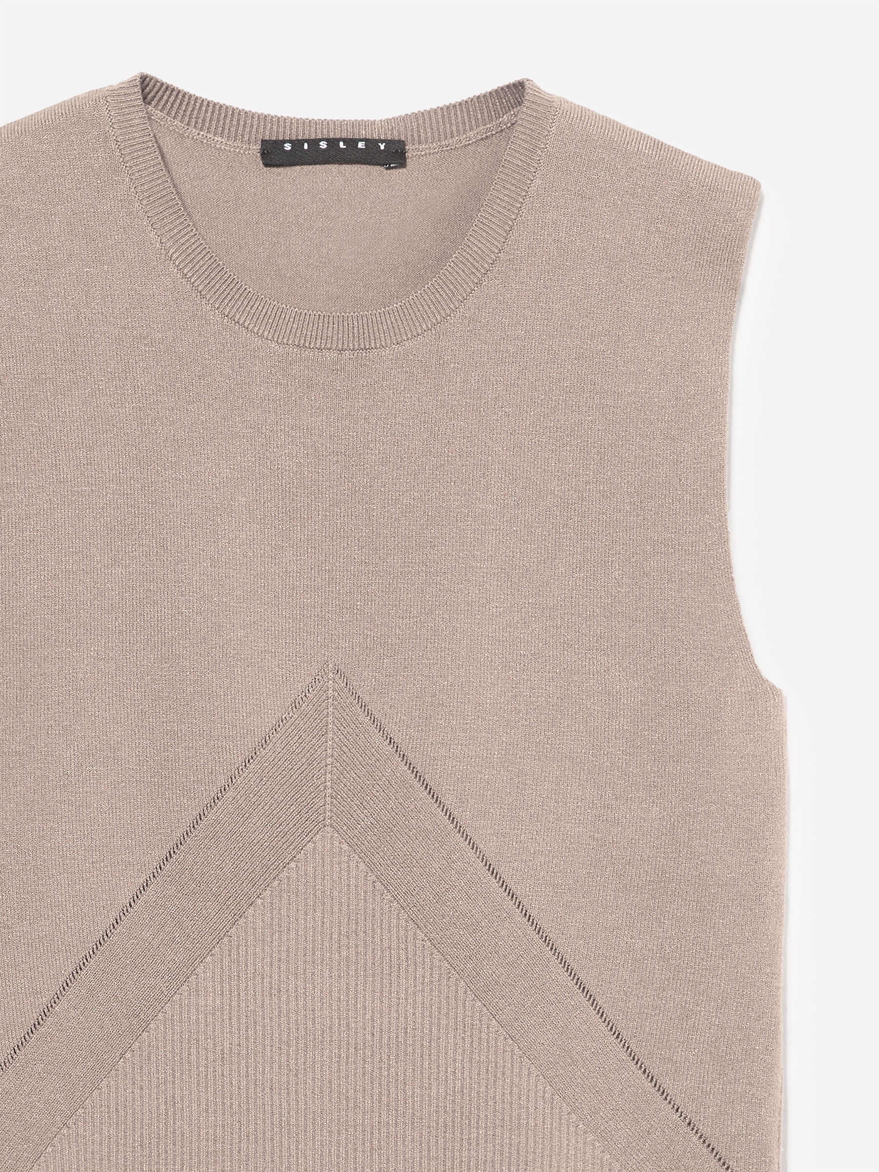 SLEEVELESS SWEATER Damen image number null