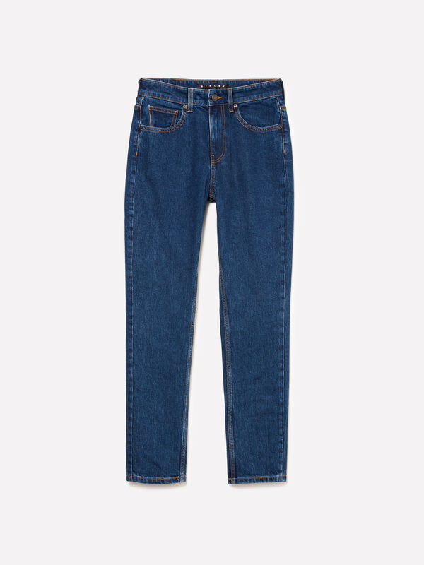 Slim Fit Bluejeans Style 70 - slim fit jeans für damen | Sisley