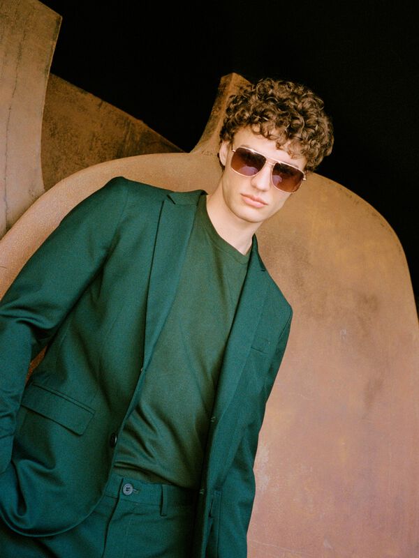 Formeller Blazer in Dunkelgrün - blazer für herren | Sisley