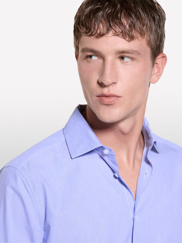 Hemd slim fit in Blau - slim fit hemden für herren | Sisley