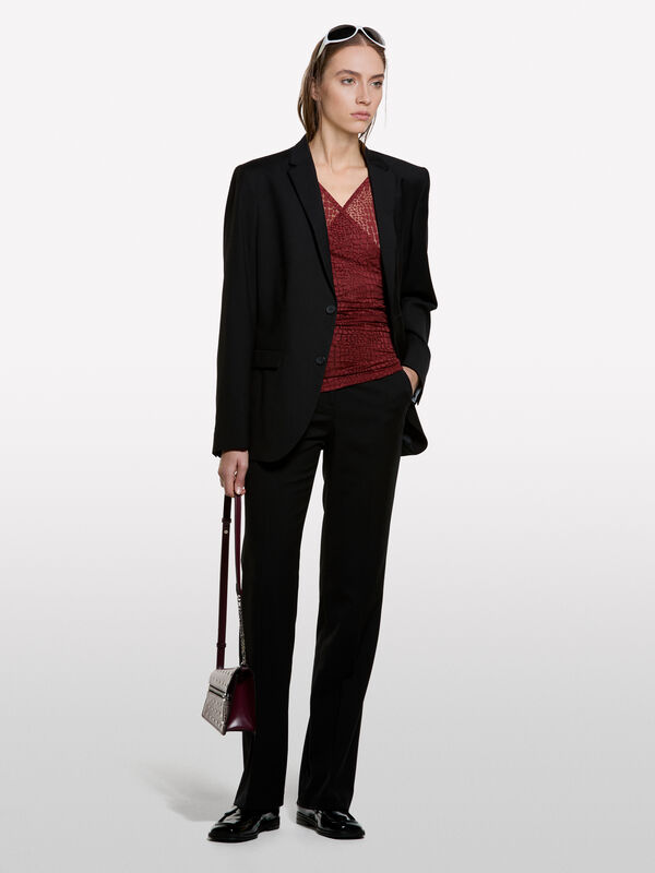 Schmal ausgestellte Hose - flare hosen für damen | Sisley