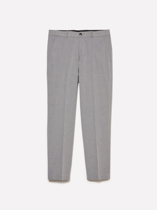 Hellgraue Chinohose - slim hosen für herren | Sisley