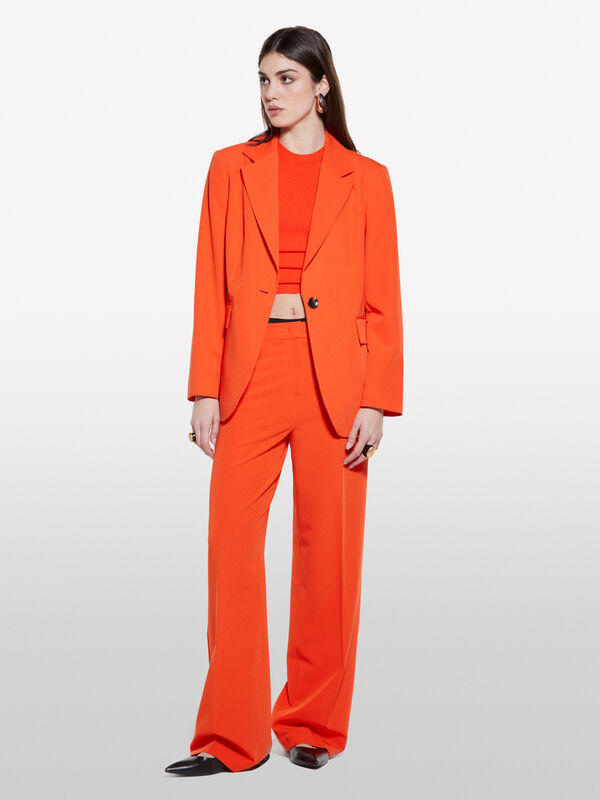 Blazer regular fit in Rot - blazer für damen | Sisley