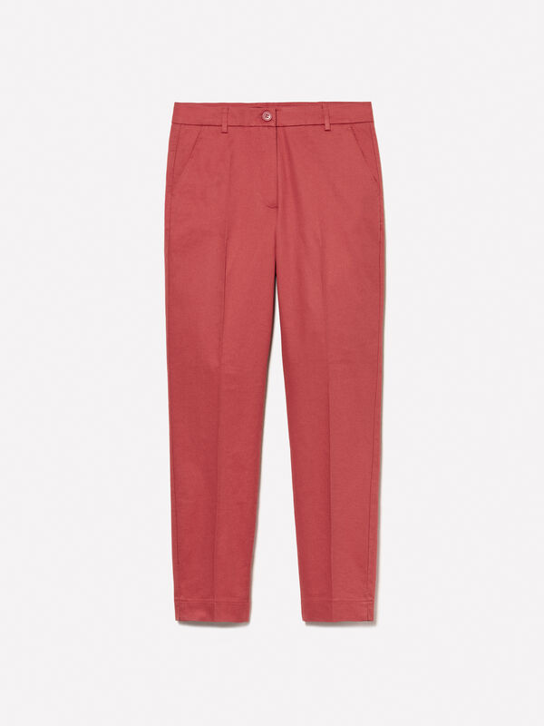 Rouge-Chino mit normaler Passform Rouge-Chino mit normaler Passform - chino hosen für damen | Sisley